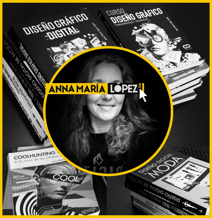 La autora del libro Anna María López López